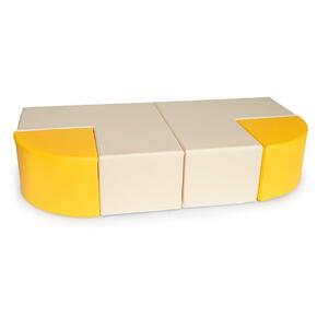 Banco em L 76 x 76 x 30 cm