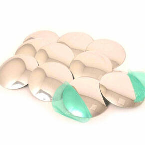 Conjunto de 10 espelhos côncavos e convexos