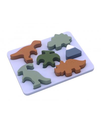 Enigma de dinossauro de silicone