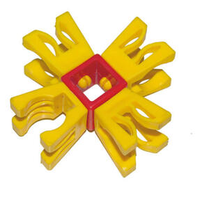 Conector de estacas de 4 vias, 6 unidades