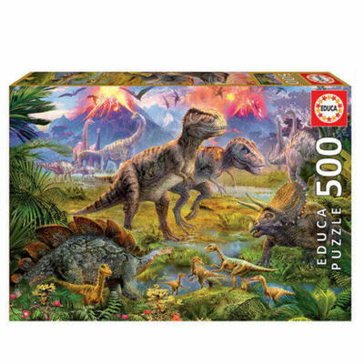 Puzzle Encontro de Dinossauros – 500 peças