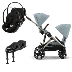 Pack Gazelle S + Assento Extra Gazelle S + Cloud G3 (x2) + Base G3 (x2)