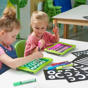 Quadros brancos brilhantes portáteis