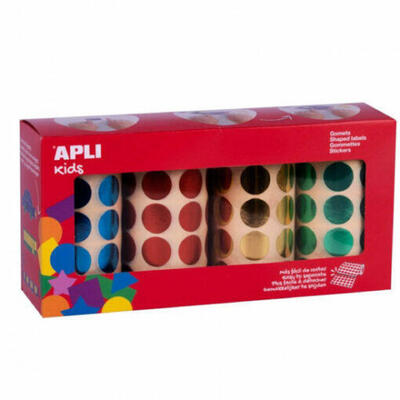 Círculos geométricos em cores variadas