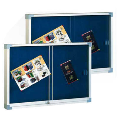 Vitrina estofada em cortiça