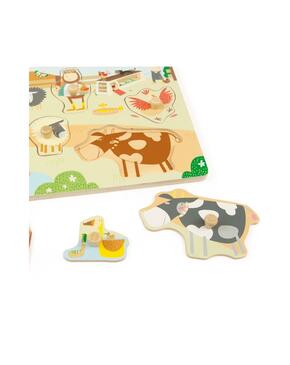 Puzzle Quinta de madeira para nidificação