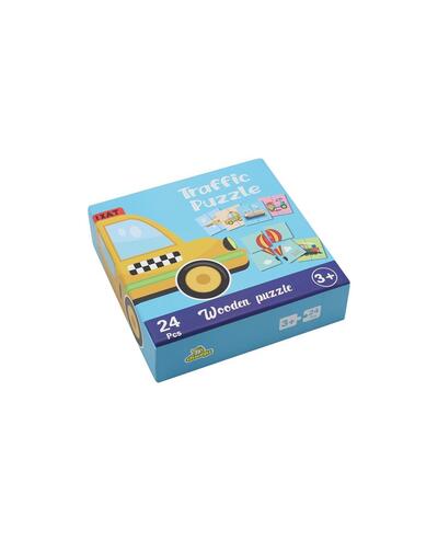 Puzzle Trânsito De Madeira 