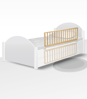 Proteção de cama de madeira