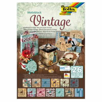 Bloco com Estampas: Vintage