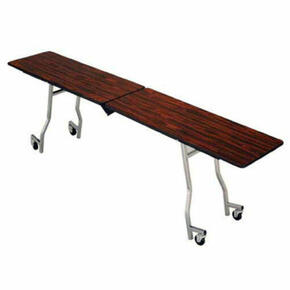 Mesa de seminário dobrável e móvel