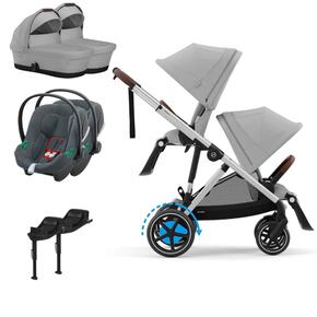 Pack e-Gazelle + Segundo Assento Gazelle S + Aton B2(x2) + Base One(x2) +Alcofa(x2)