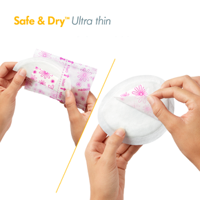 Discos de amamentação descartáveis Ultra Thin Safe & Dry - Medela