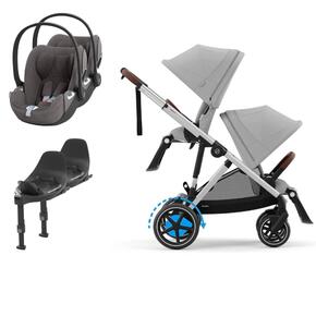 Pack e-Gazelle S + Segundo Assento Gazelle S + Cloud T i-Size(x2) + Base T(x2)