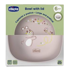 Tigela com tampa - 6m+
