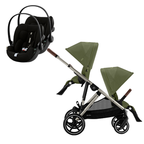 Pack Gazelle S + Assento Extra Gazelle S + Cloud G i-Size (x2) 