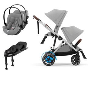 Pack e-Gazelle S + Segundo Assento Gazelle S + Cloud G i-Size(x2) + Base G (x2)