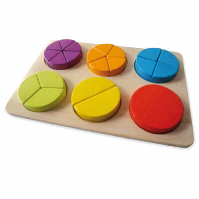 Puzzle para aprender frações