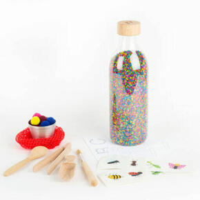 Garrafa sensorial de arroz Petit Boum Touch