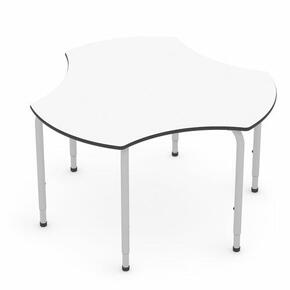 Mesa escolar ajustável em altura Trisix