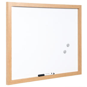 Quadro branco magnético ótimo - Carvalho