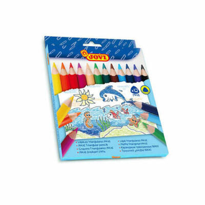 Maxi lápis de cor 12 cores